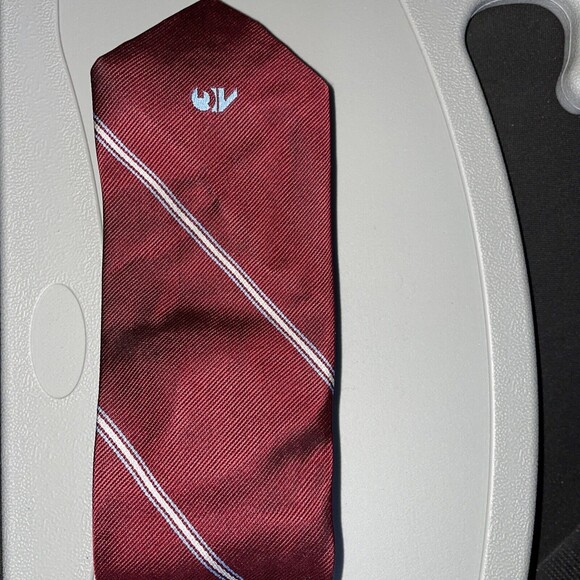 Hampton Hall Ltd Mens Formal Necktie 55"Lx3.25"W Navy Neck Tie Pure Silk - Picture 7 of 7